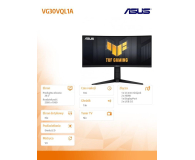 ASUS TUF Gaming VG30VQL1A Curved 200Hz - 1107302 - zdjęcie 7